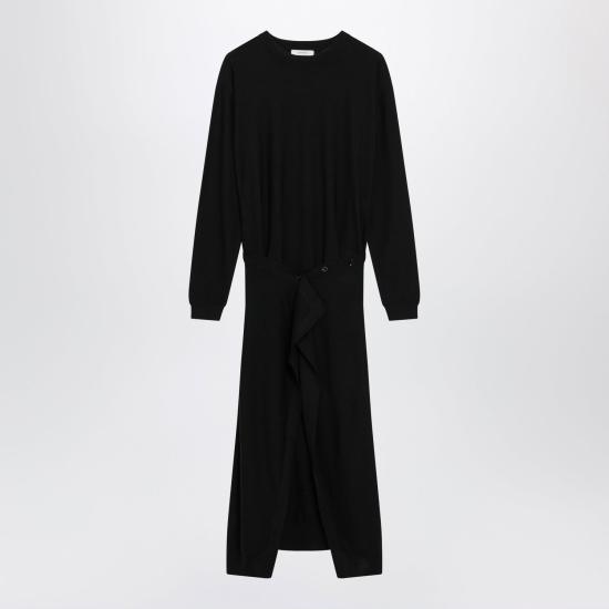 26FW 르메르 미디 원피스 DR1180LK1063 BK999 BLACK