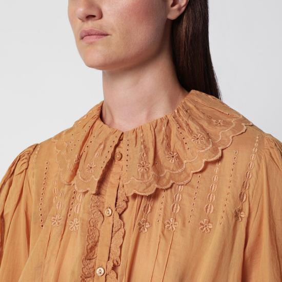 26FW 이자벨마랑에뚜왈 미디 원피스 RO1130FAD3J10E 50CA ORANGE - ISABEL MARANT ETOILE