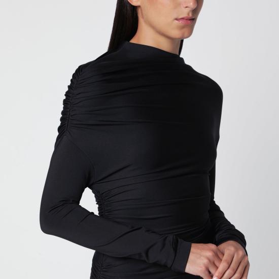 26FW 빅토리아 베컴 미디 원피스 1426JDR007621APL BLK BLACK - VICTORIA BECKHAM