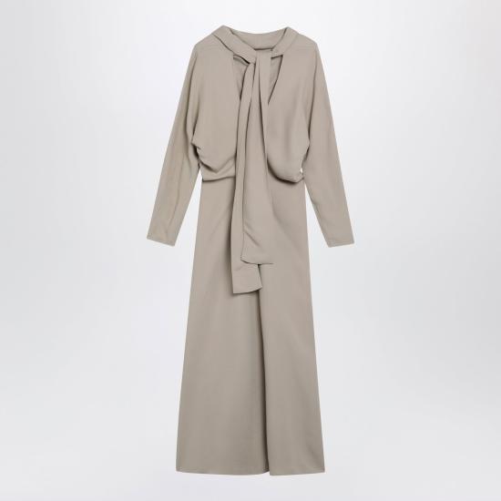 26FW 토템 미디 원피스 264WRD0376FB0414 125 BROWN - TOTEME