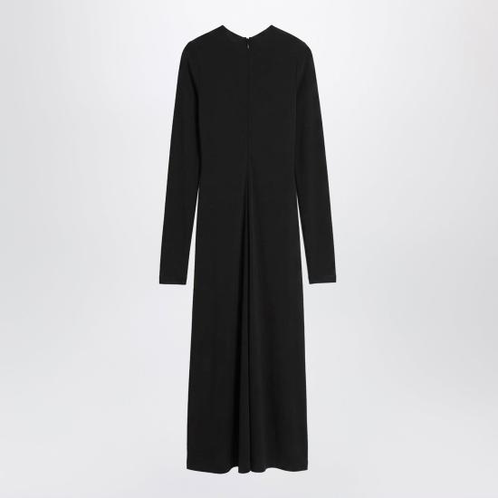 26FW 토템 미디 원피스 264WRD0317FB0162 001 BLACK - TOTEME