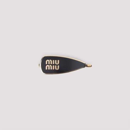 26FW 미우미우 헤어 액세서리 5IF1472F6T F0002 BLACK - MIU MIU