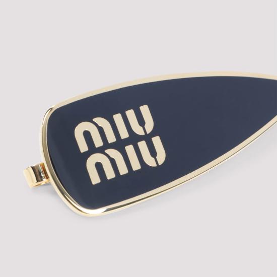 26FW 미우미우 헤어 액세서리 5IF1472F6T F0002 BLACK - MIU MIU