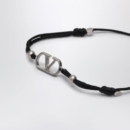 26FW 발렌티노 가라바니 브레이슬릿 9Y0J0S67ZWK 0NO BLACK - VALENTINO GARAVANI