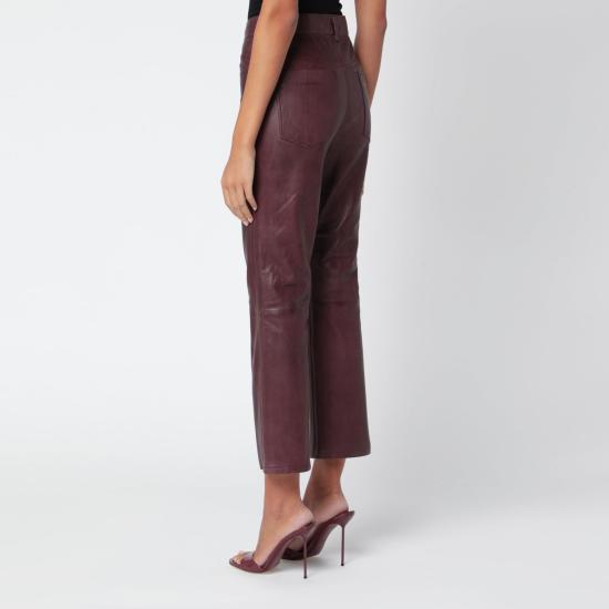 26FW 로테이트 바이 크리스텐슨 스트레이트 팬츠 116668757BCR2270 757 BURGUNDY - ROTATE BY BIRGERCHRISTENSEN