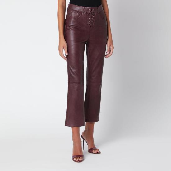 26FW 로테이트 바이 크리스텐슨 스트레이트 팬츠 116668757BCR2270 757 BURGUNDY