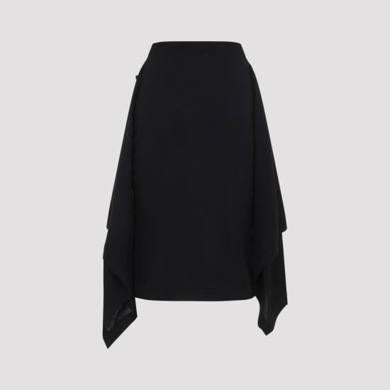 26FW 르메르 스커트 SK1082LK1063 BK999 BLACK - LEMAIRE