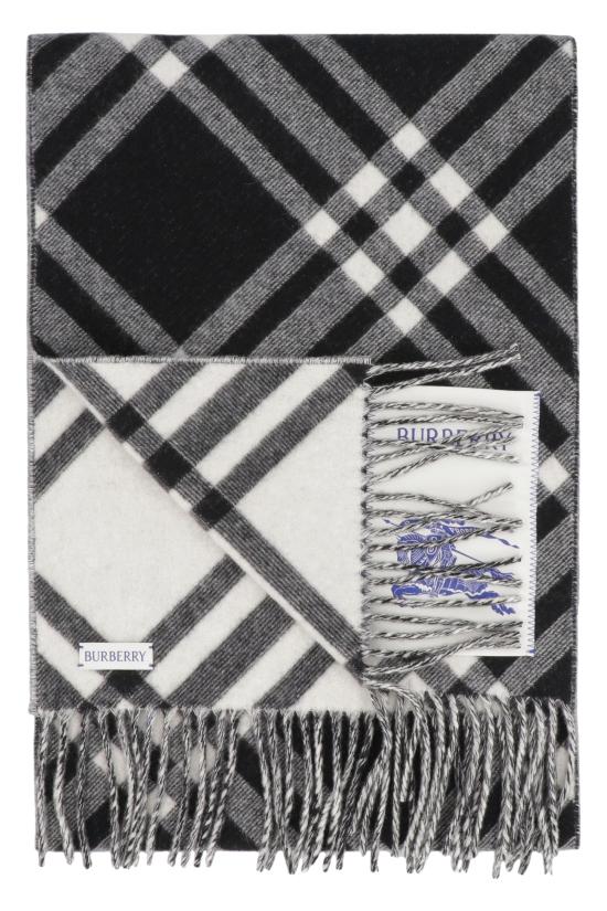 26FW 버버리 체크 캐시미어 스카프 8099650162665 A1189 BLACK - BURBERRY