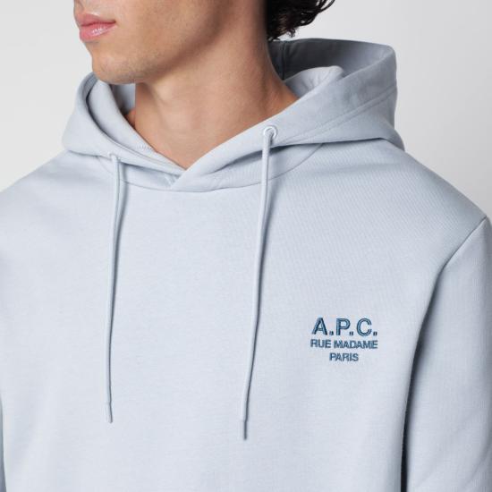 26FW 아페쎄 후드 티셔츠 COHBVM27914UCO ILQ LIGHT BLUE - A.P.C.