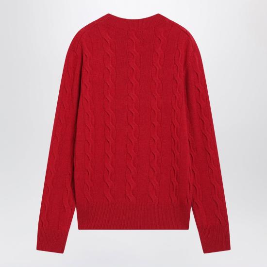26FW 아미 스웨터 UKS880KN0189 A186 RED - AMI