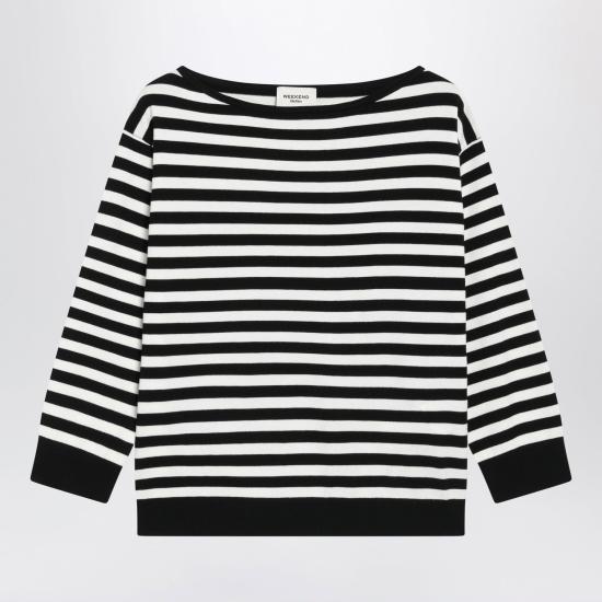 26FW 위켄드막스마라 스웨터 WKDSTECCAVI 019 BLACK