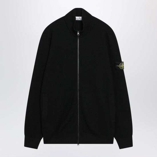 26FW 스톤 아일랜드 집업 가디건 S155100012S01C4 V0029 BLACK