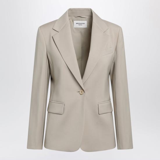 26FW 위켄드막스마라 자켓 WKDLAMINEWO 009 BEIGE