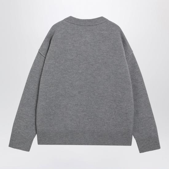 26FW 아미 ADC 크루넥 가디건 UKC368U018 A273 GREY - AMI