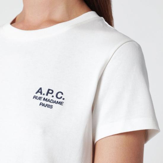 26FW 아페쎄 반팔 티셔츠 COHBMF26611CO TAE WHITE - A.P.C.