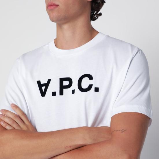 26FW 아페쎄 반팔 티셔츠 COHBMM26384UCO TAE WHITE - A.P.C.