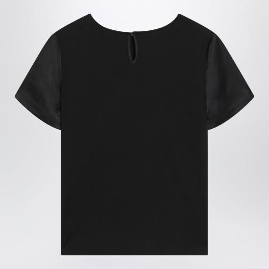 26FW 위켄드막스마라 반팔 티셔츠 WKDGILBERTPL 008 BLACK - WEEKEND MAX MARA
