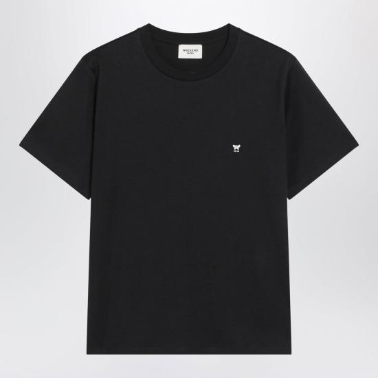 26FW 위켄드막스마라 반팔 티셔츠 WKDVENACOCO 010 BLACK