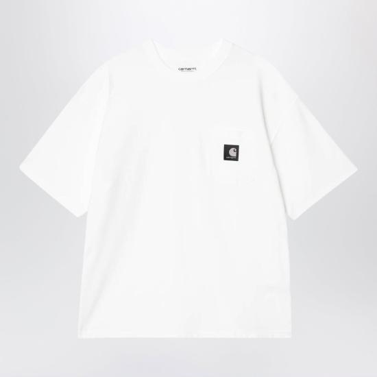 26FW 칼하트 WIP 반팔 티셔츠 I037115CO 02XX WHITE