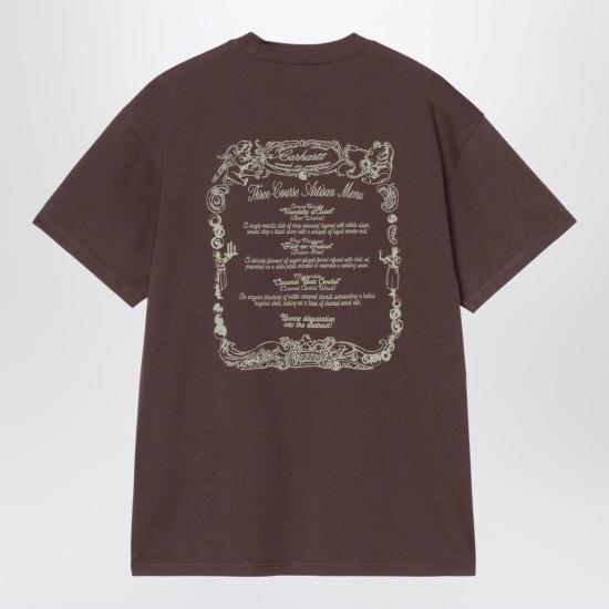 26FW 칼하트 WIP 반팔 티셔츠 I037260CO 33HXX BROWN - CARHARTT WIP