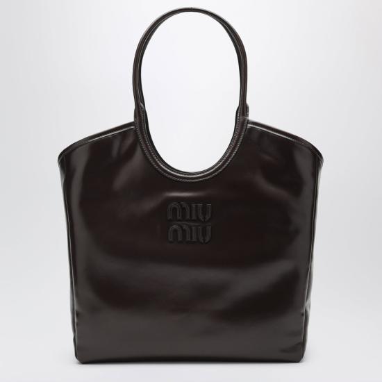 26FW 미우미우 토트백 5BG321OOO2IEO F0003 BROWN