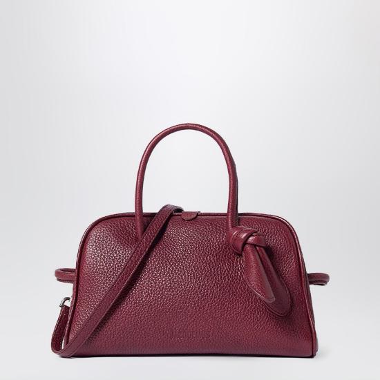 26FW 자크뮈스 TURISMO 투리스모 소프트 스몰 볼링 토트벡 BAW00416AC03A03 490 BURGUNDY
