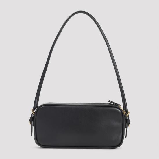 25FW 미우미우 레더 파우치 미우미우 5NE024AF8W F0002 BLACK - MIU MIU