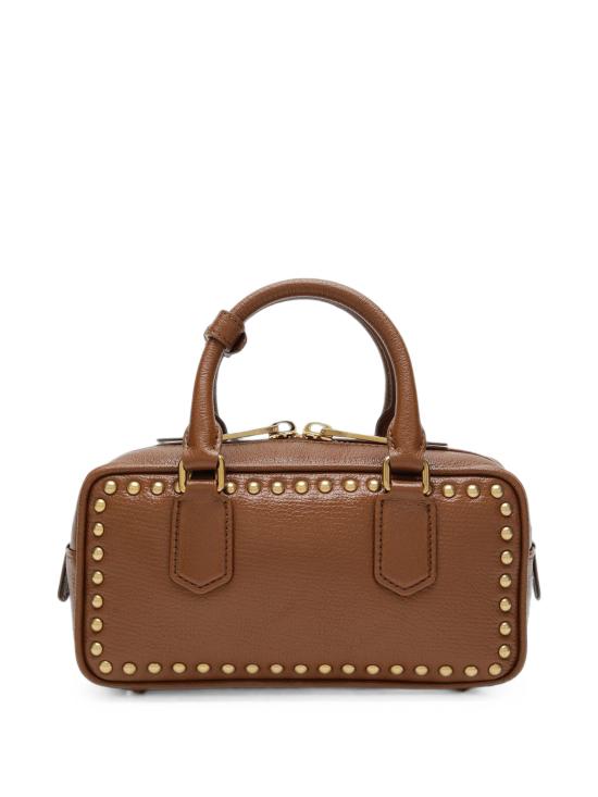 26FW 미우미우 아르카디 로고 토트백 5BB142OBO2ZSQ F0134 BROWN - MIU MIU
