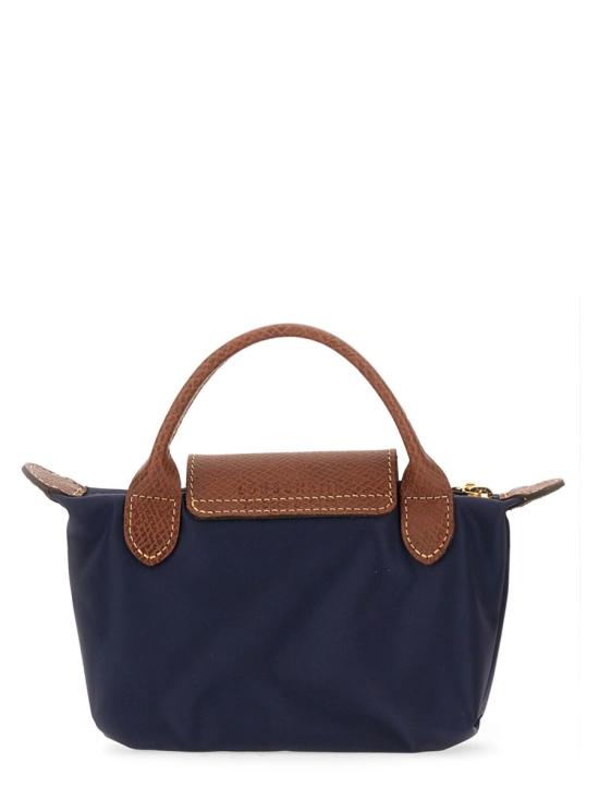 25FW 롱샴 르 플리아쥬 오리지널 핸들 파우치 34175089 P68 BLUE - LONGCHAMP