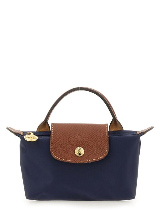 25FW 롱샴 르 플리아쥬 오리지널 핸들 파우치 34175089 P68 BLUE - LONGCHAMP
