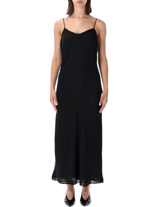 26FW 토템 미디 원피스 252WRD0186FB0418 001 BLACK