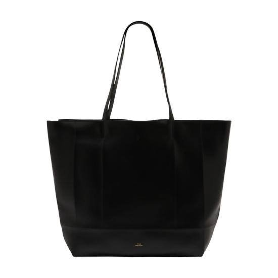 26FW 토템 브라운 로밍 가죽 토트 262WAL0107LE0206 001 BLACK