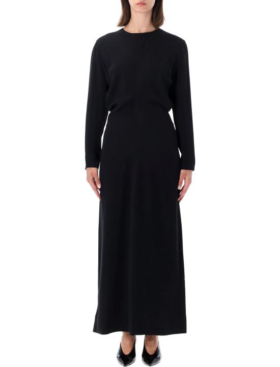 26FW 토템 미디 원피스 252WRD4592FB0414 001 BLACK