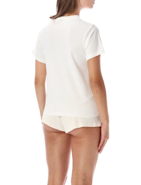 26FW 스포티앤리치 반팔 티셔츠 TO12273702WH01 48 WHITE GREEN - SPORTY & RICH