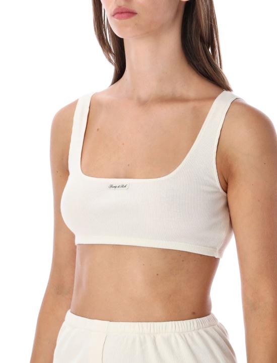 26FW 스포티앤리치 반팔 티셔츠 TO11474326WH37 3911 ECRU - SPORTY & RICH