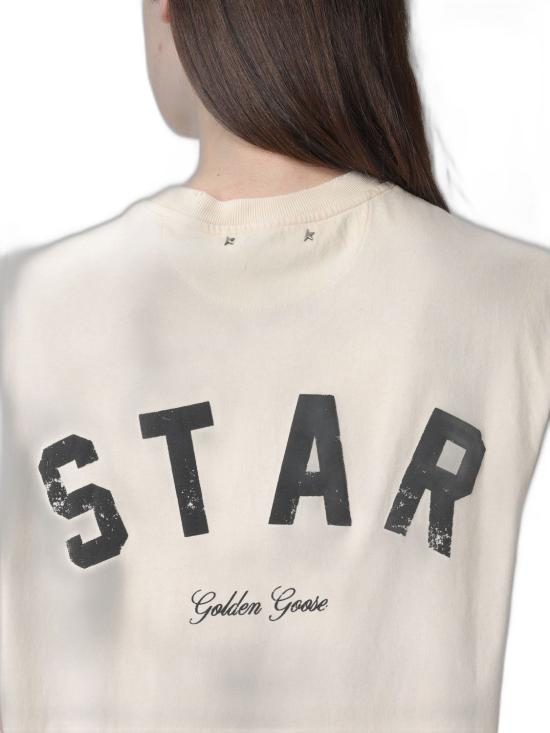 26FW 골든구스 반팔 티셔츠 GUP01873P002421 11616 ARTIC WOLF - GOLDEN GOOSE