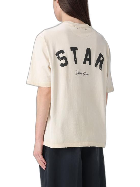26FW 골든구스 반팔 티셔츠 GUP01873P002421 11616 ARTIC WOLF - GOLDEN GOOSE