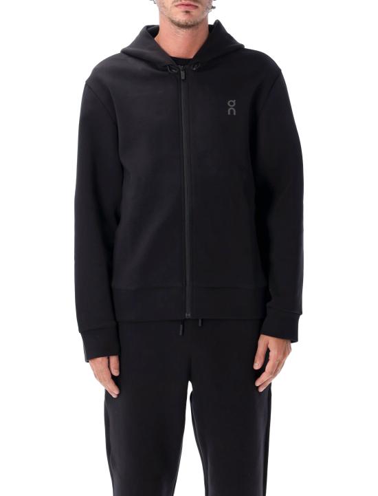 26FW 온 러닝 후드 티셔츠 1MF30300553 BLACK