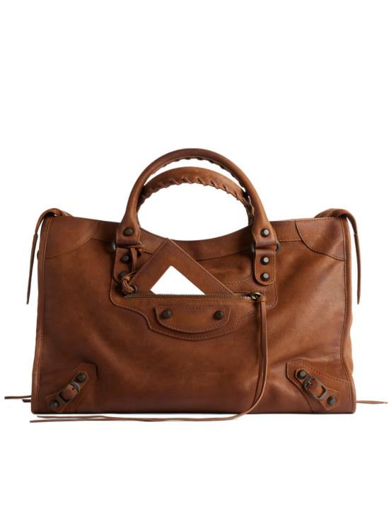 26FW 발렌시아가 토트백 8657602ACM9 2247 CARAMEL