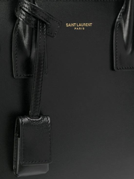 26FW 생로랑 스무스 레더 삭 드 주르 베이비백 42186302G9W 1000 BLACK - SAINT LAURENT