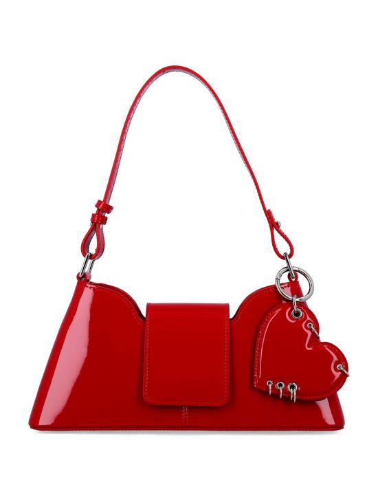 26FW 저스틴 클렌퀏 토트백 MARLAKEYCHAIN REDLIPSTI RED LIPSTIK