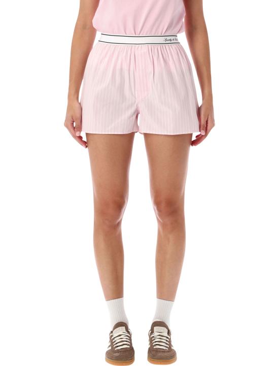 26FW 스포티앤리치 스트레이트 팬츠 SH01574326PI48 4092 PINK STRIPE