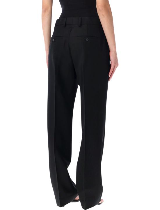 26FW 토템 스트레이트 팬츠 252WRB0296FB0026 001 BLACK - TOTEME