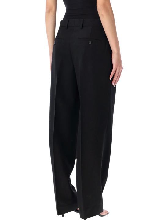 26FW 토템 스트레이트 팬츠 254WRB0289FB0026 001 BLACK - TOTEME