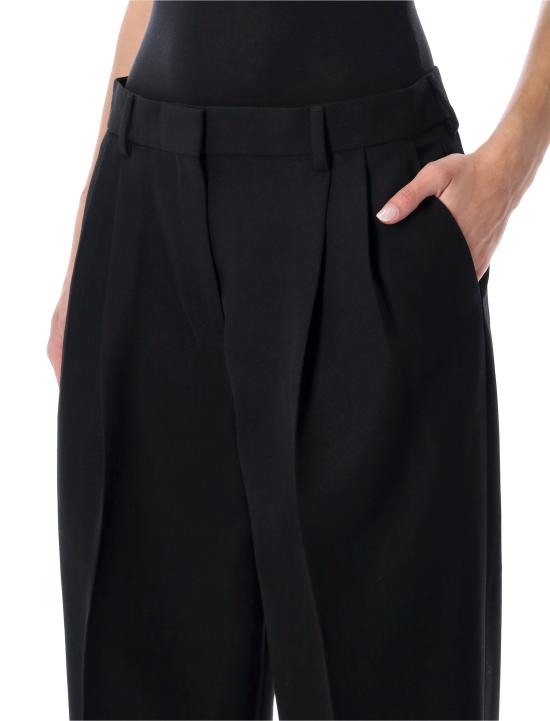 26FW 토템 스트레이트 팬츠 254WRB0289FB0026 001 BLACK - TOTEME