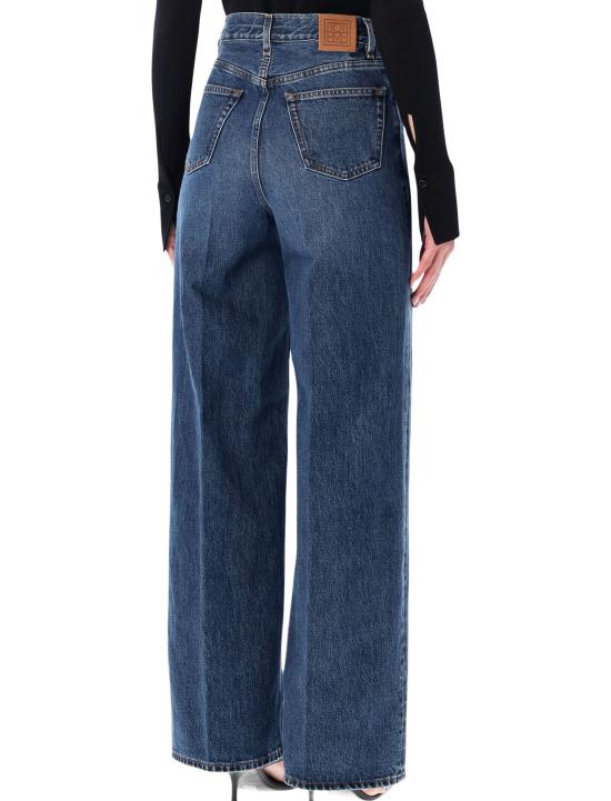 26FW 토템 스트레이트 팬츠 242WRB2426FB0045 067 DARK BLUE - TOTEME