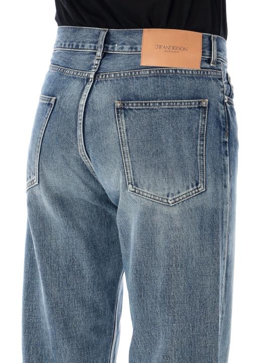 26FW JW앤더슨 스트레이트 팬츠 DT0117PG1852 172 MID BLUE - JW ANDERSON
