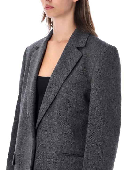 26FW 토템 자켓 264WRZ0077FB0739 083 DARK GREY MELANGE - TOTEME