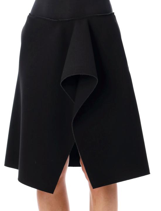 26FW 토템 스커트 264WRB0462FB0738 001 BLACK - TOTEME