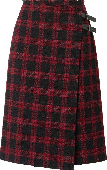 26FW 핑코 스커트 107420GRISELINAA3GNZR4 NERO ROSSO